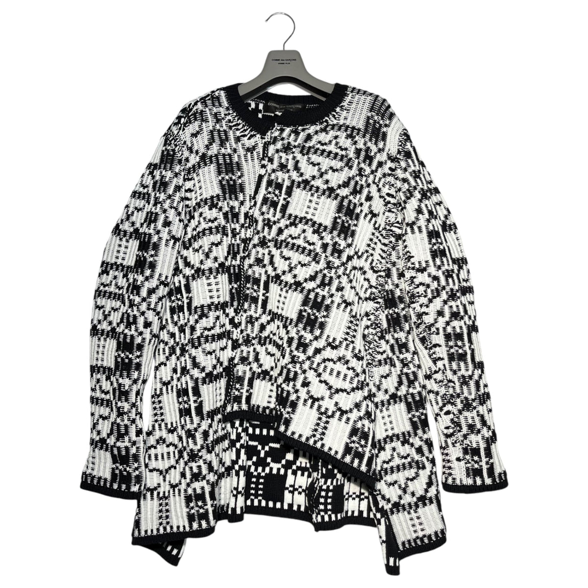 COMME des GARCONS HOMME PLUS Pullover White/Black Size M