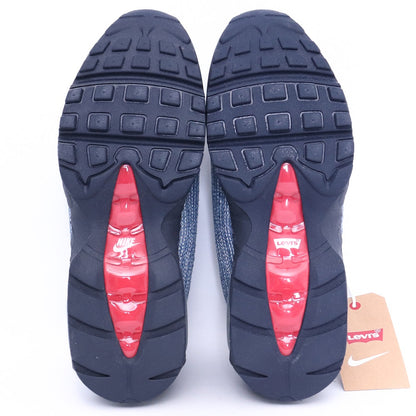LEVI'S AIR MAX 95 OG Red Tab Denim Blue Sneakers Size 26cm