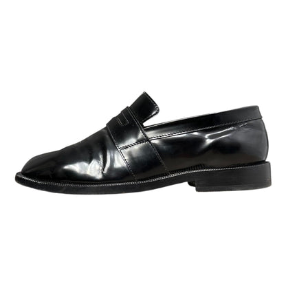 MAISON MARGIELA Tabi Coin High-Shine Leather Loafers Size 38