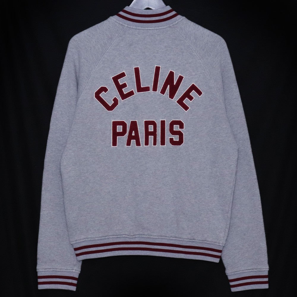CELINE Teddy College Jacket Gray Size S