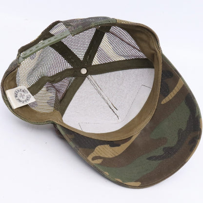 CHROME HEARTS FUCK Patch Camo Trucker Cap Size F