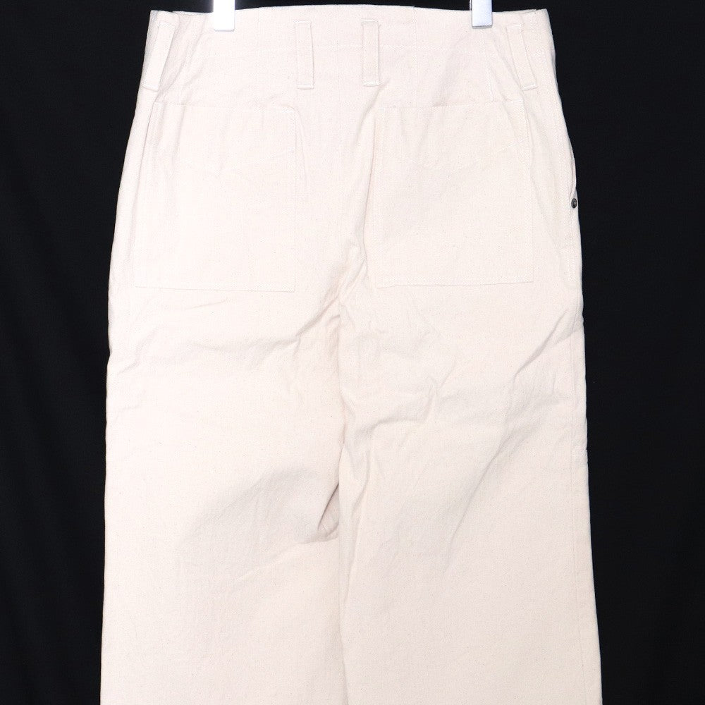 GENKOTSU CREATE 22AW Blues Cotton Pants Beige Size S