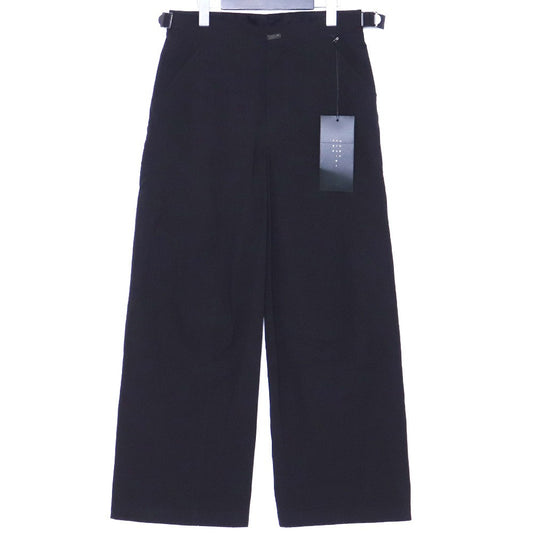 THE VIRIDI-ANNE 25SS Ripstop Wide Trousers Black Size 1