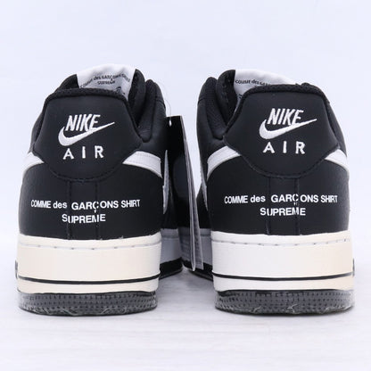 SUPREME x CDG x Nike Air Force 1 Sneakers Black Size 26.5cm