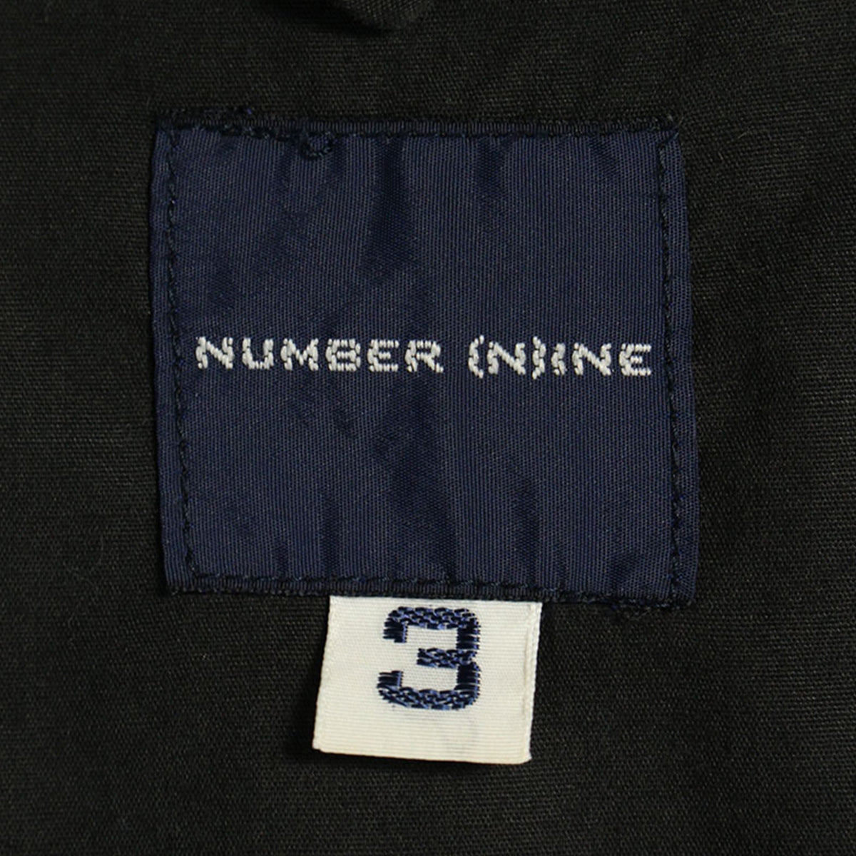 NUMBER (N)INE 1990s Black Long Sleeve Shirt Size 3