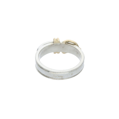 Hermes HERMÈS 2000s Silver Gold 925 Ring