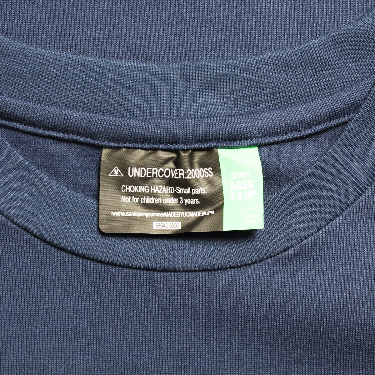 UNDERCOVER 2000 S/S KAWS Blue T-Shirt Size XL