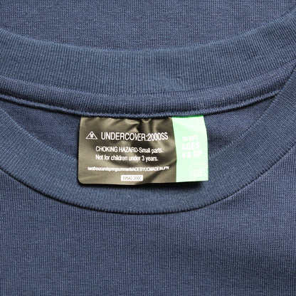 UNDERCOVER 2000 S/S KAWS Blue T-Shirt Size XL