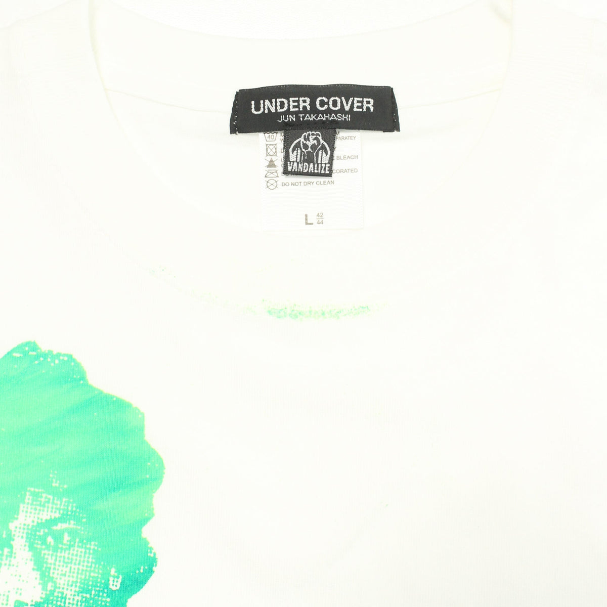 UNDERCOVER 2007 S/S White Long Sleeve Shirt Size L