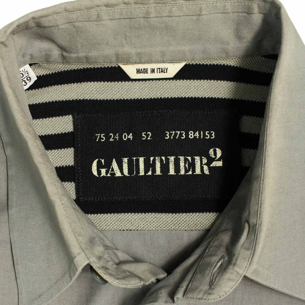 Jean Paul Gaultier Black Long Sleeve Shirt Size 39