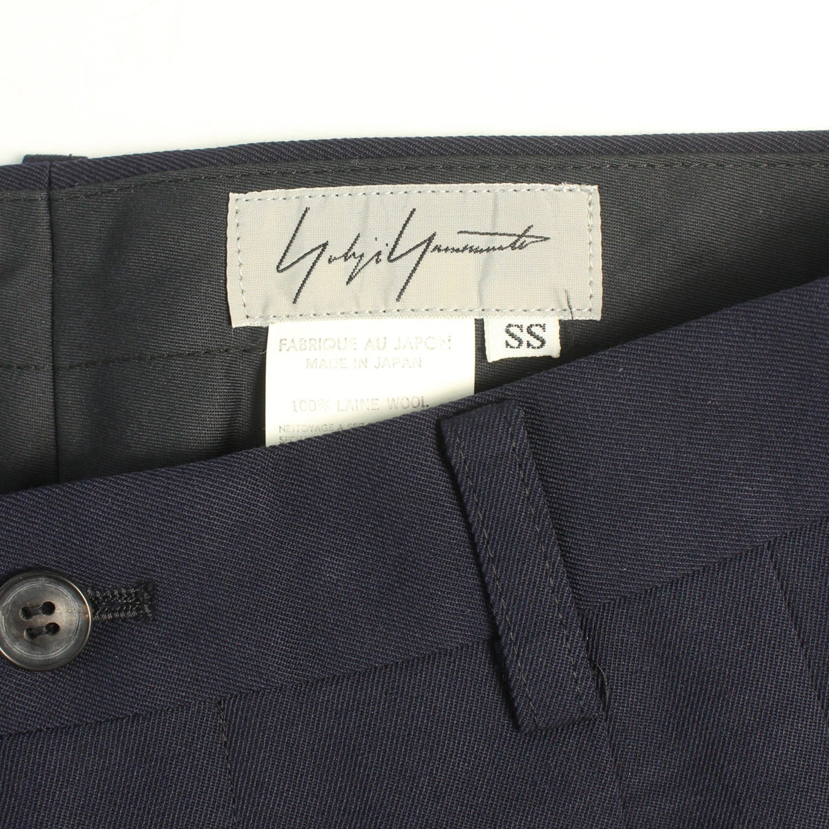 Yohji Yamamoto 1993 AW Casual Pants Blue Size SS