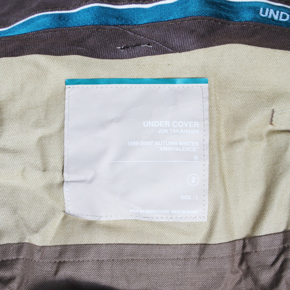 UNDERCOVER 1999 A/W Beige Pants Size L
