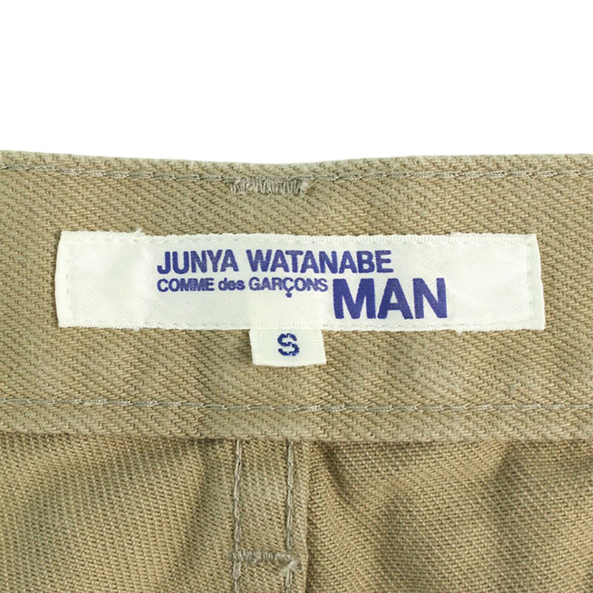 JUNYA WATANABE MAN 2002 S/S Cotton Pants Beige Green Size S