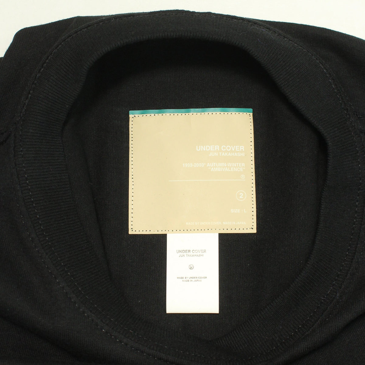 UNDERCOVER 1999 A/W Black Long Sleeve Shirt Size L