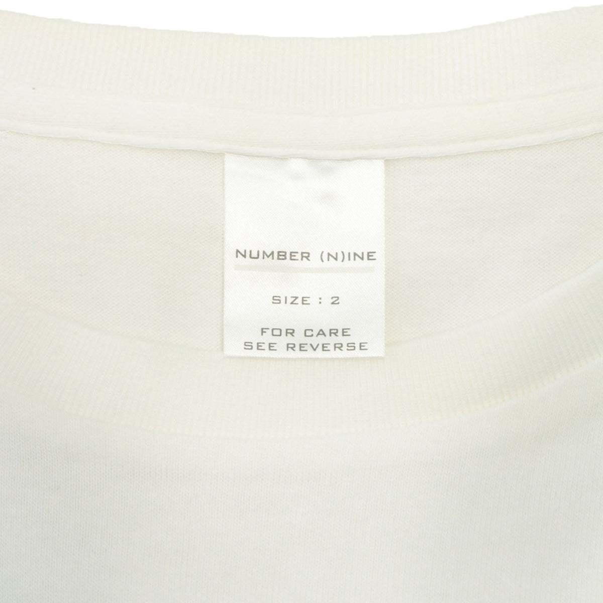 NUMBER (N)INE 2002SS White Jacket Size 2