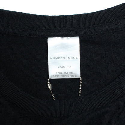 NUMBER (N)INE 2002SS Black Ring Size 3