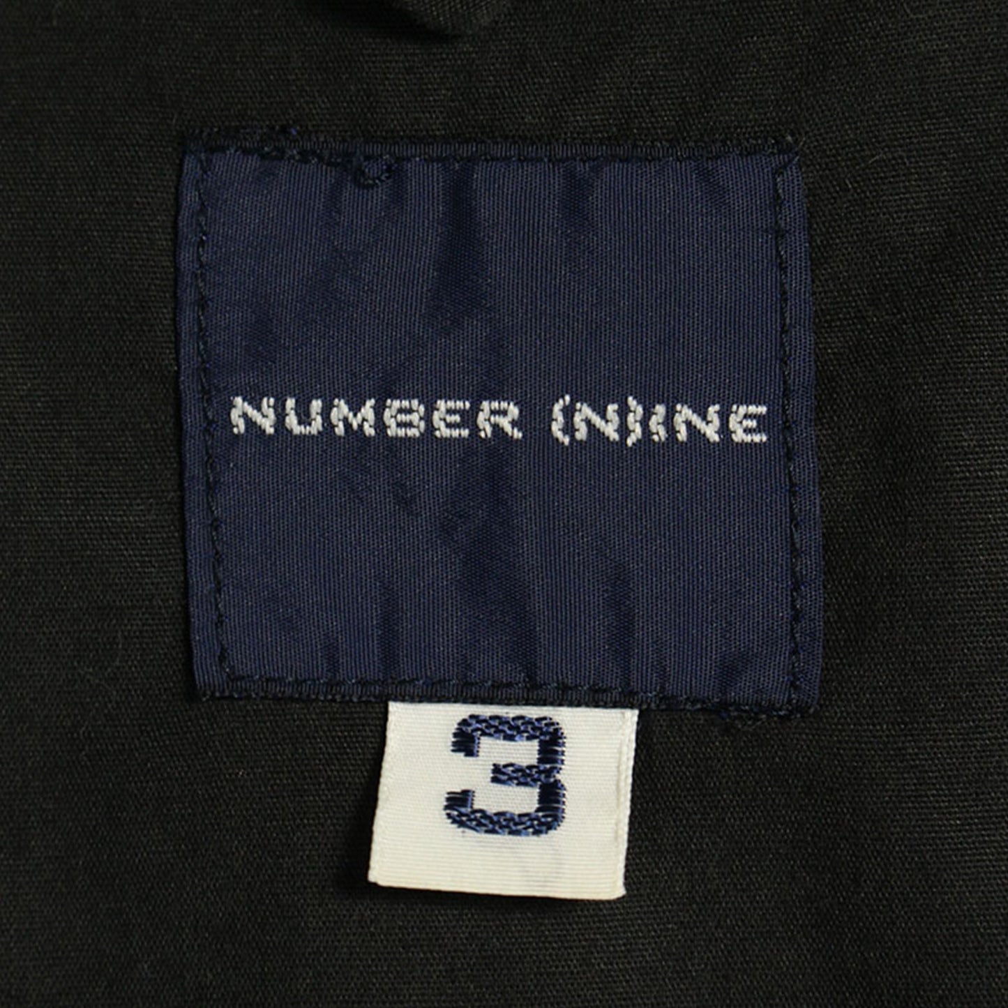 NUMBER (N)INE 1990s Black Long Sleeve Shirt Size 3