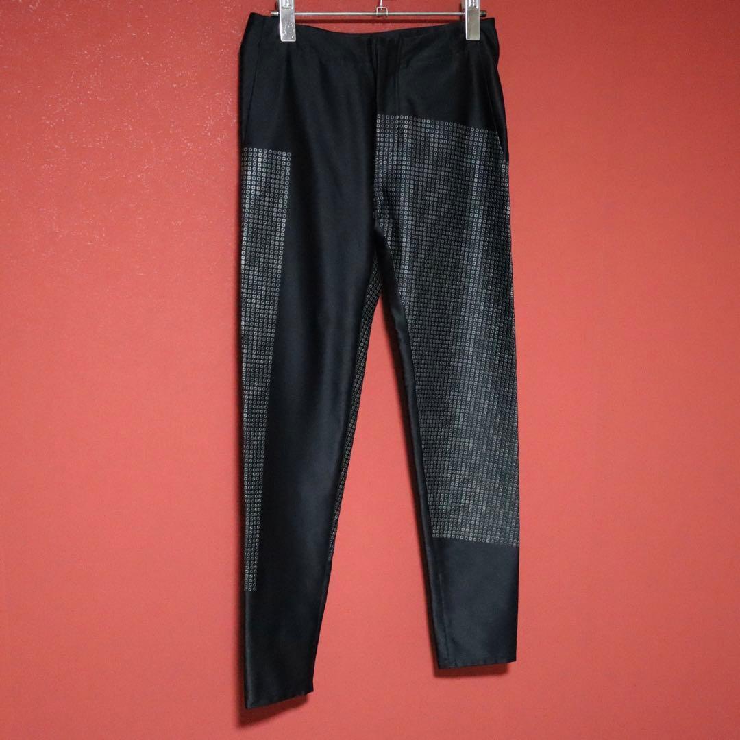 Noir Kei Ninomiya 14AW Printed Asymmetrical Pants Size S