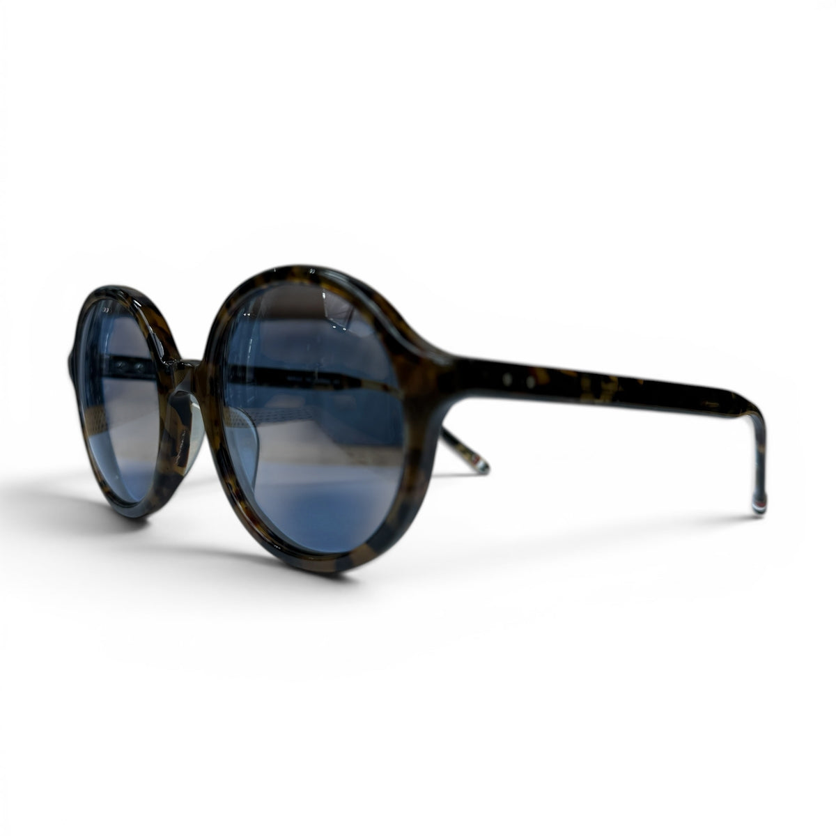 THOM BROWNE TB-500 Tortoise Round Frame