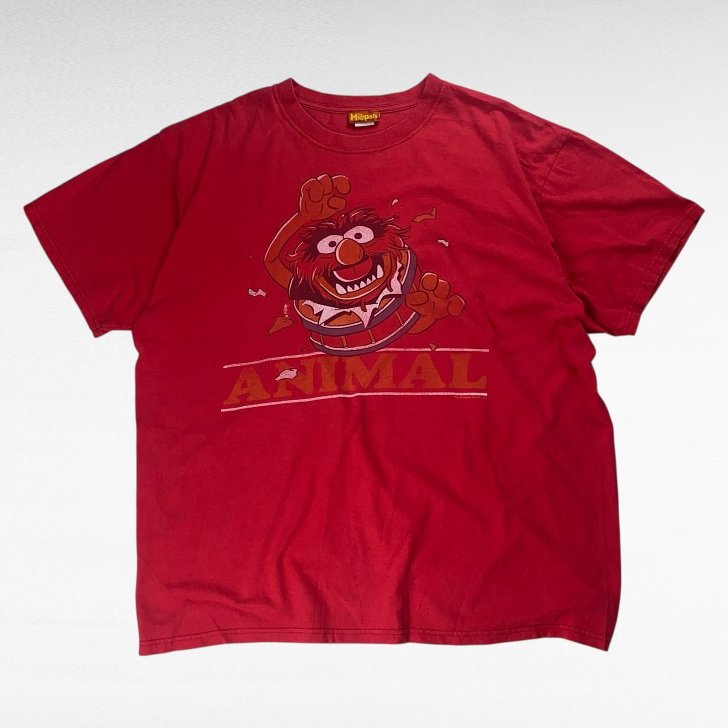 THE Muppets 00s T-Shirt Red Size XL
