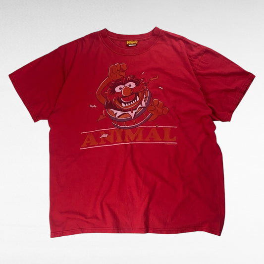 THE Muppets 00s T-Shirt Red Size XL