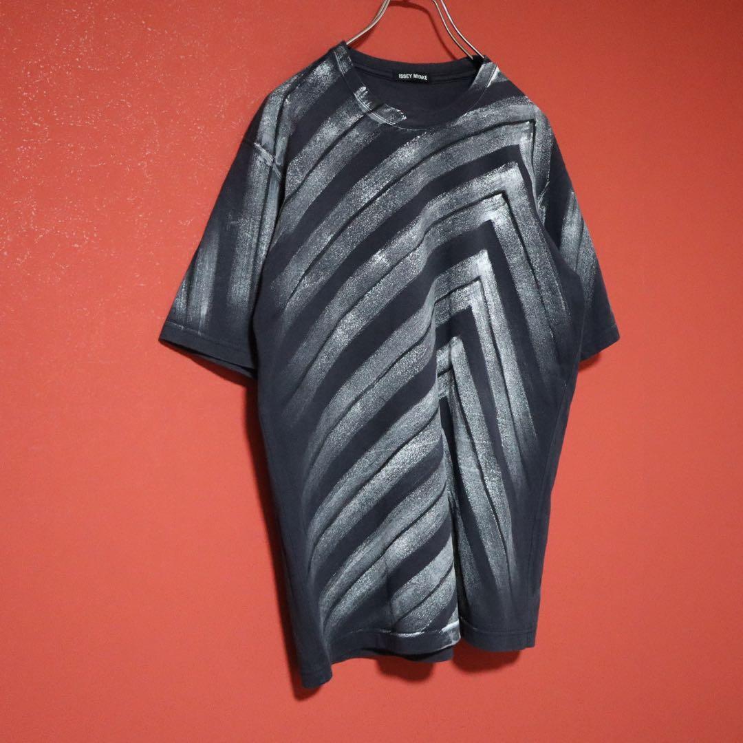 ISSEY MIYAKE 08SS Hand-Painted Cotton T-Shirt Size 4