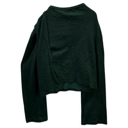 COMME des GARCONS 96AW Layered Cut-And-Sew Green Size FREE