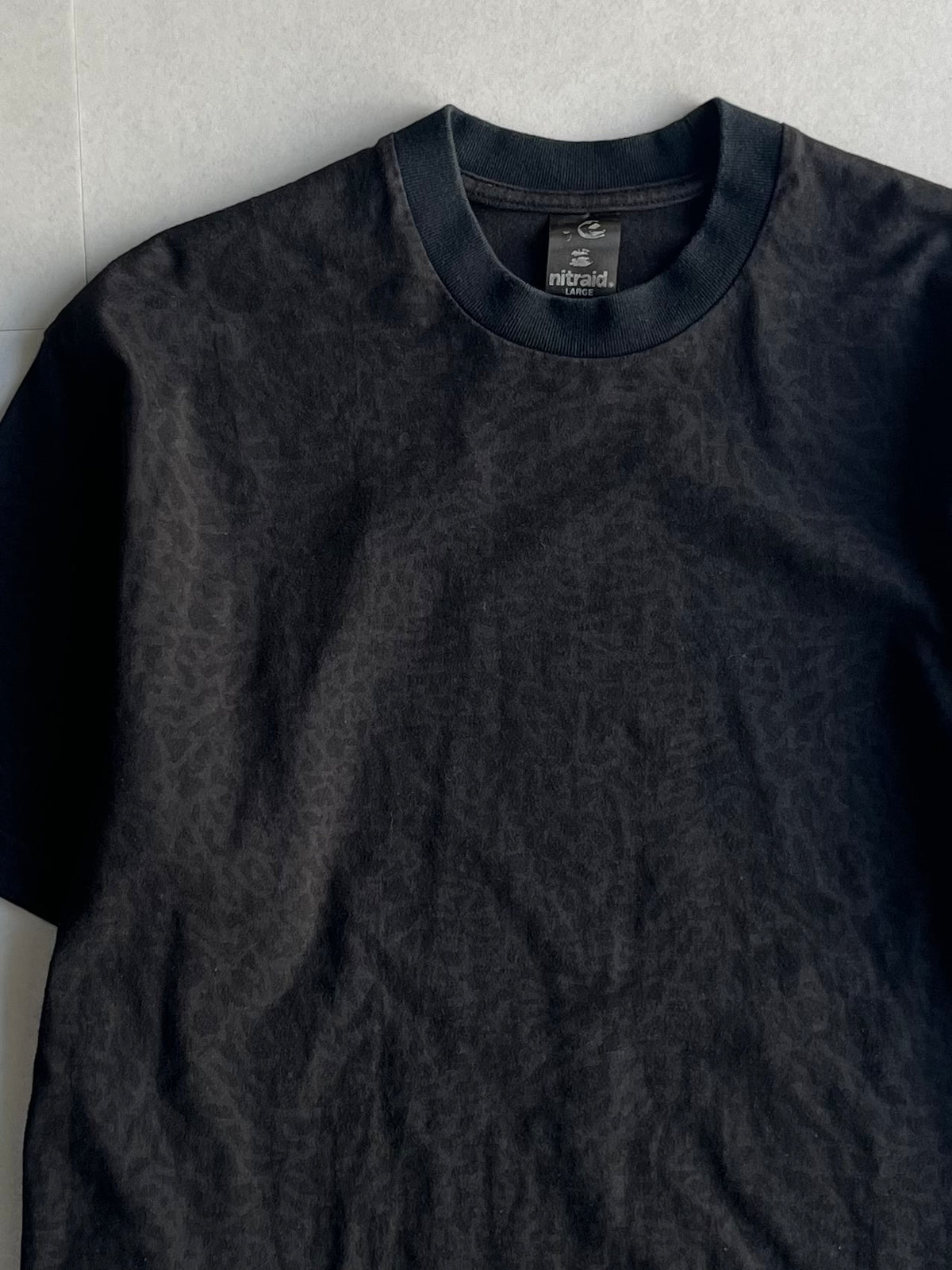 Nitraid All Over Pattern Cotton T-Shirt Size L