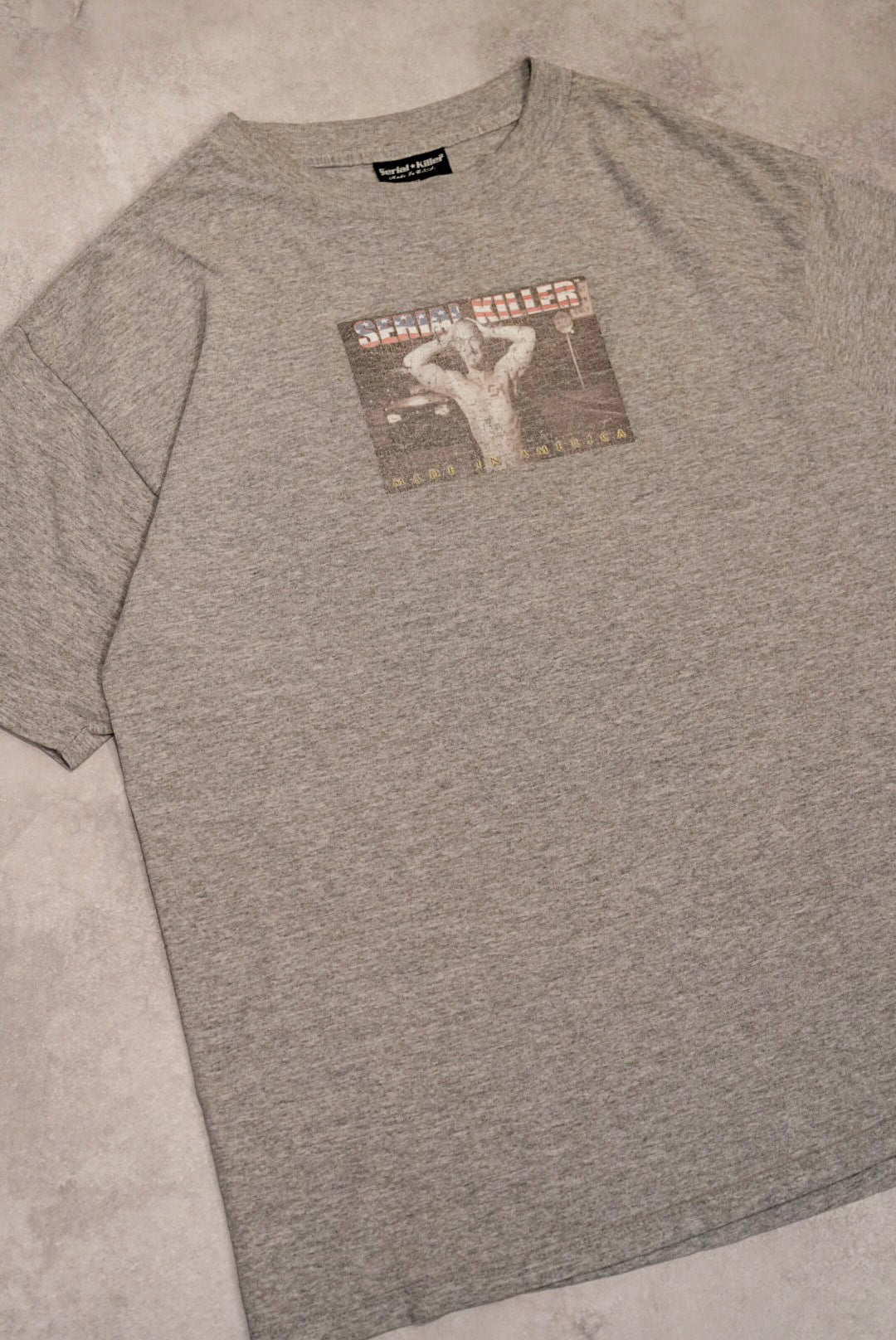 SERIAL KILLER American History X 90s Grey T-Shirt Size XL