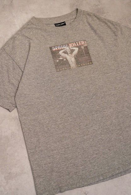 SERIAL KILLER American History X 90s Grey T-Shirt Size XL
