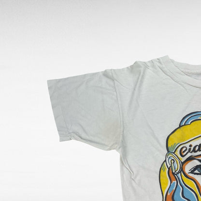 unknown 80s Print T-Shirt White Size S