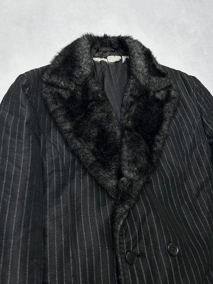 GAULTIER HOMME object Fur Collar Tailored Jacket Size L