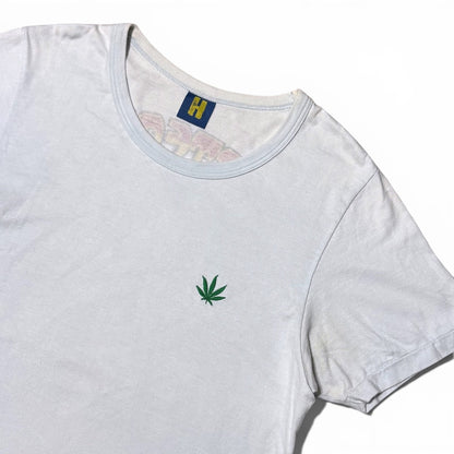 Hysteric Glamour 90s Cannabis Embroidered T-Shirt Size FREE