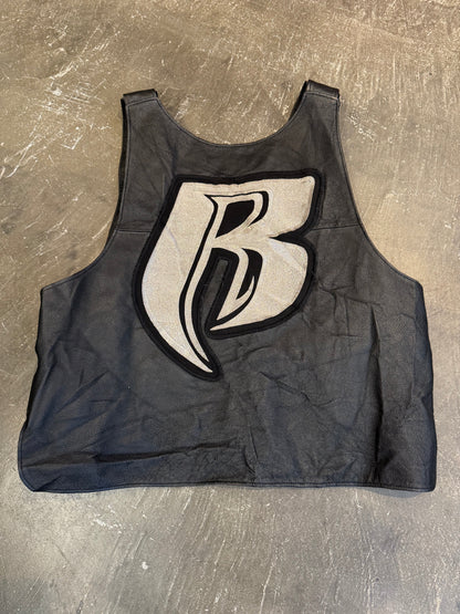 Ruff Ryders Black Leather Size XL