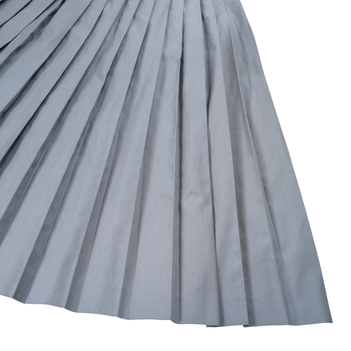 COMME des GARCONS 1980s Pleats Skirt Gray Cotton Size 64