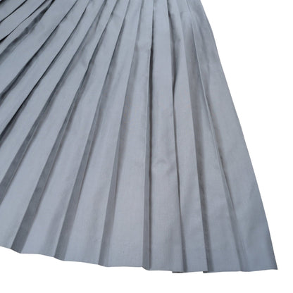 COMME des GARCONS 1980s Pleats Skirt Gray Cotton Size 64