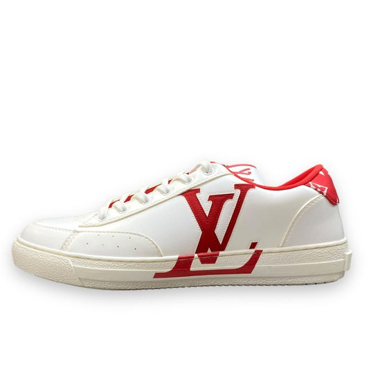 LOUIS VUITTON Charlie Line Sneakers White Red