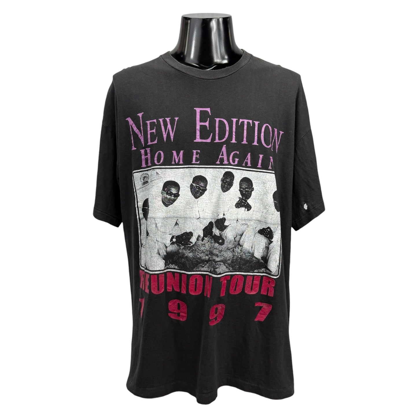 NEW EDITION 90s "HOME AGAIN" Reunion Tour T-Shirt Size XL