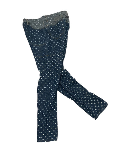 Zucca Patterned Jeans - Unique Waistband Detail
