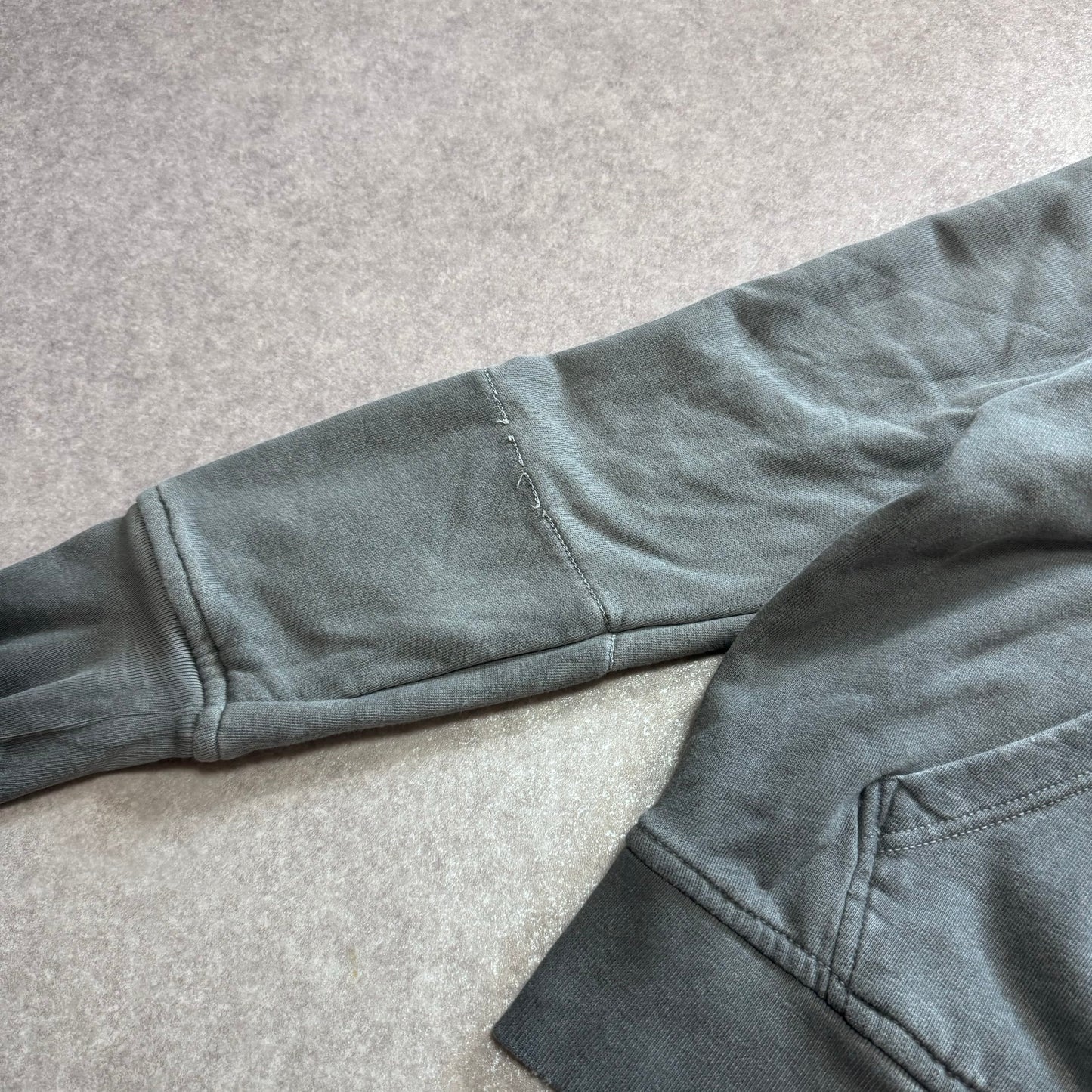 Diesel 00s Gray Fade Design Hoodie Size M