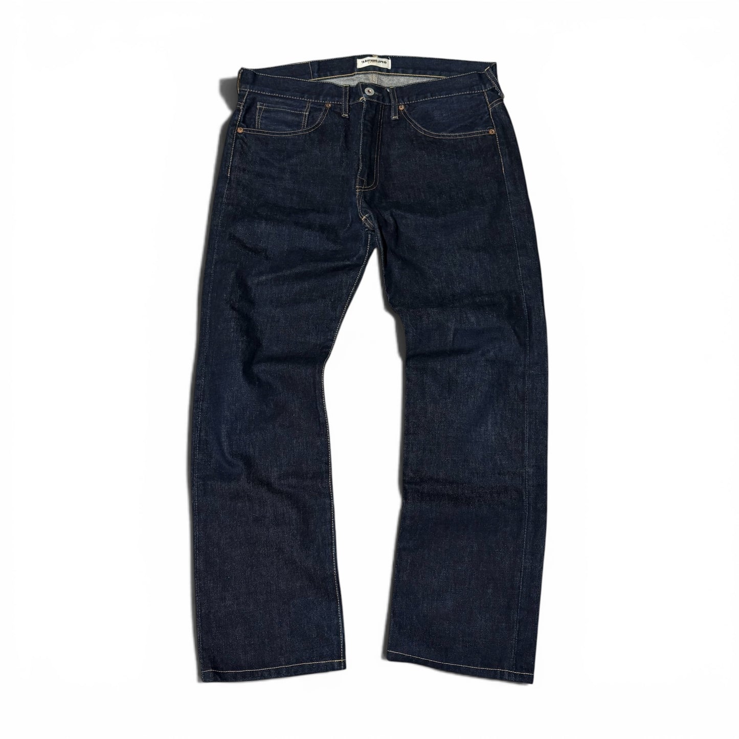 Japanese Brand 00's A BATHING APE Jeans "BAPESTA" Size M