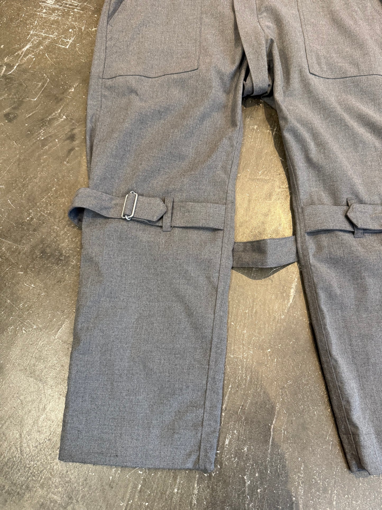 PEEL&LIFT Gray Polyester Blend Pants Size L