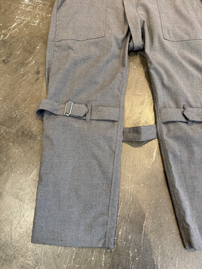 PEEL&LIFT Gray Polyester Blend Pants Size L