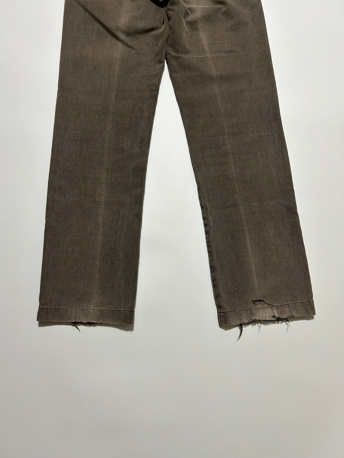 C.P.COMPANY AW07 Distressed Pants Brown Size 46