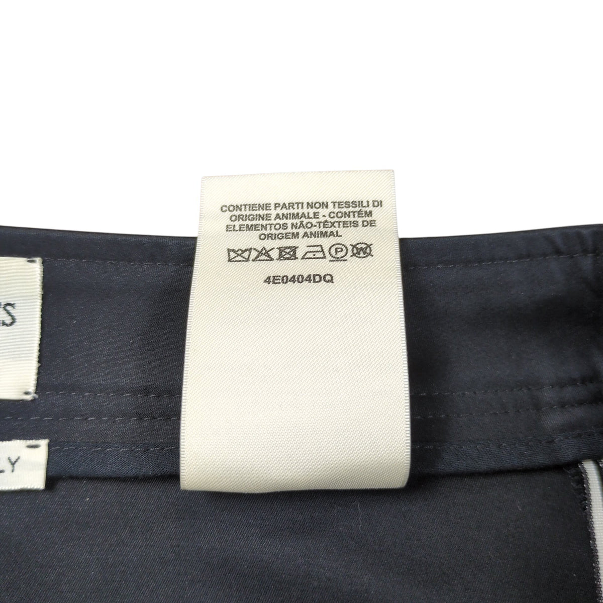 HERMES Cotton Gabardine Wide Trousers Pants Size 36