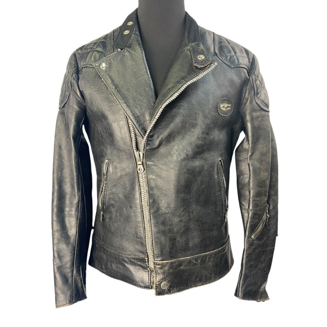 Lewis Leathers 70s Motorcycle jacket Black Size 42