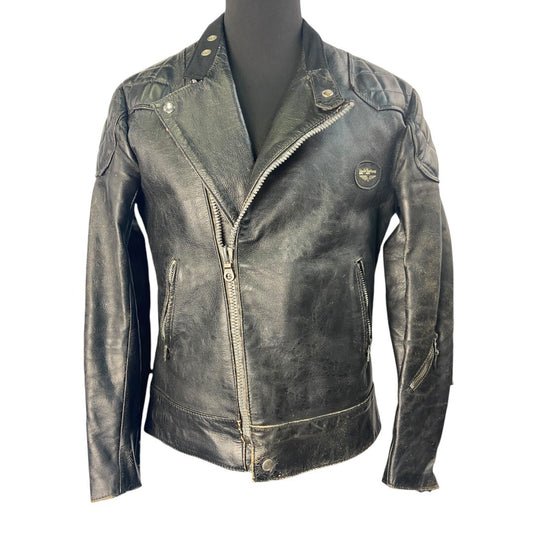 Lewis Leathers 70s Motorcycle jacket Black Size 42