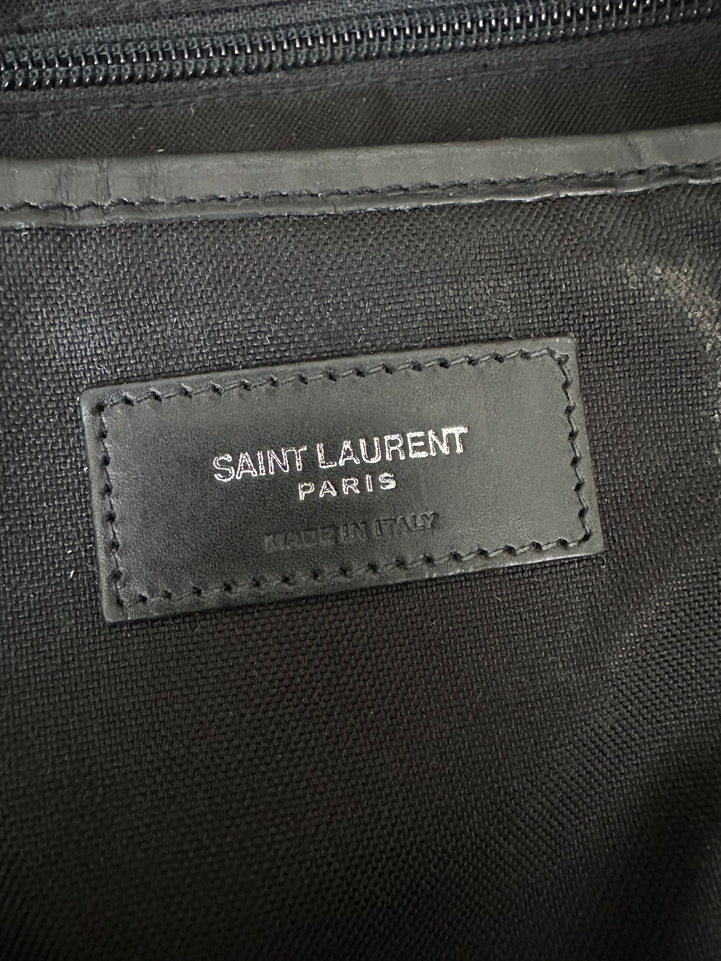 Vintage Saint Laurent Black Rare City Backpack