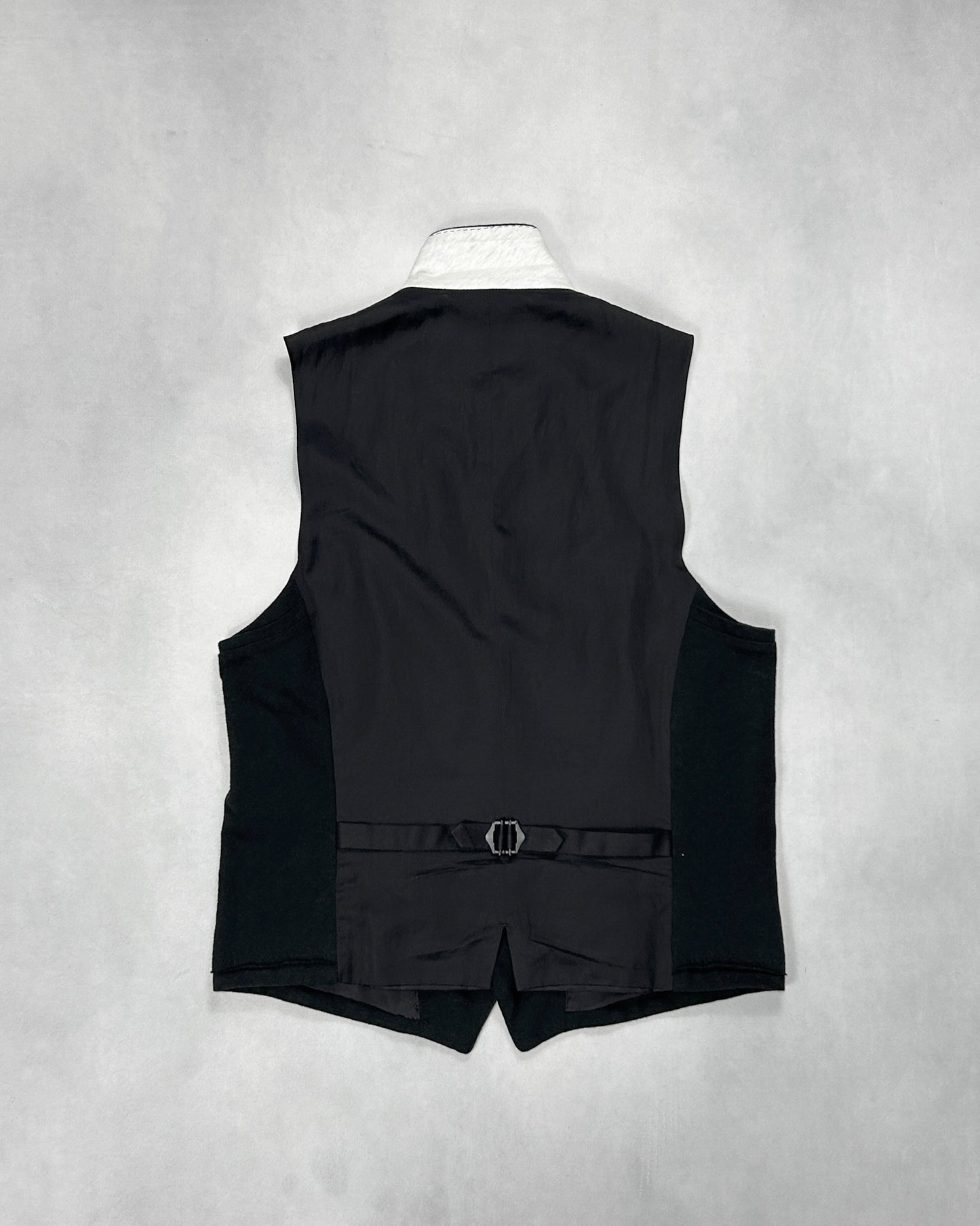 MIHARA YASUHIRO Typography Layered Vest (S/S2012) Size 46