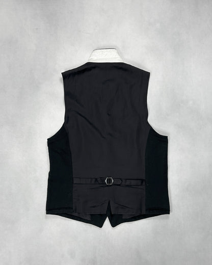 MIHARA YASUHIRO Typography Layered Vest (S/S2012) Size 46